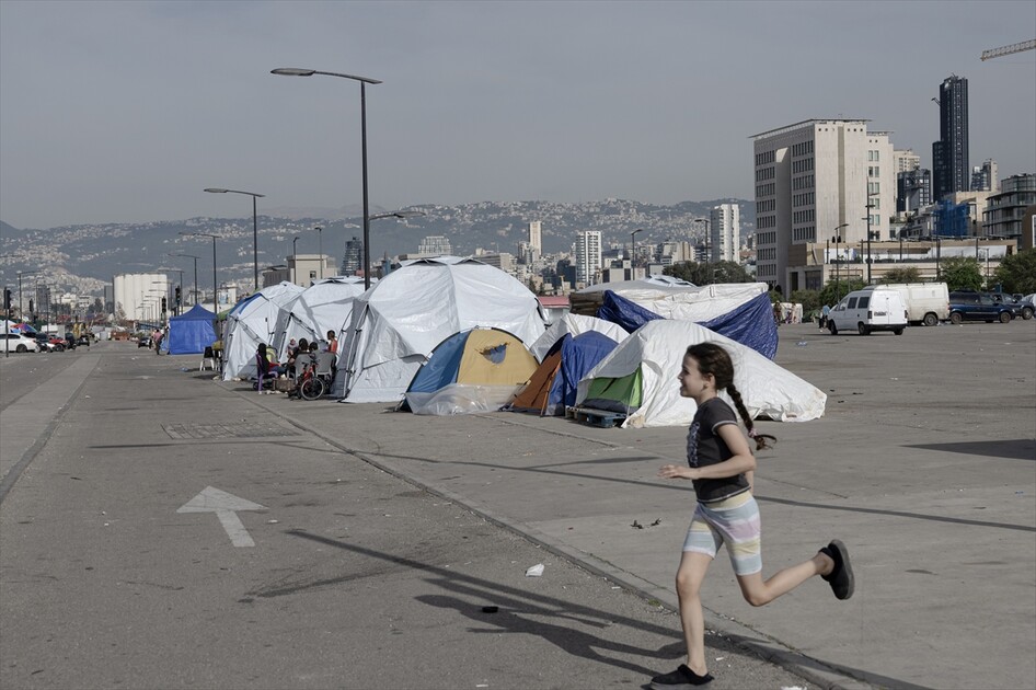 Displaced civilians struggle to survive in Beirut amid ongoing attacks