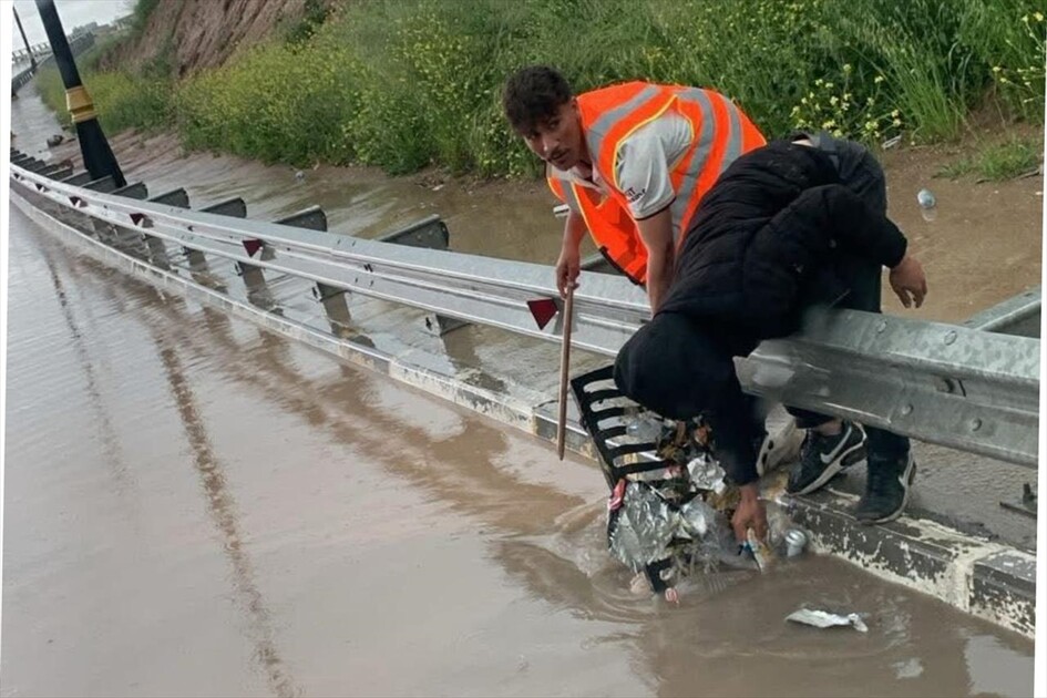بەهۆی بارانبارینەوە ئاستەنگی هاتووچۆ لە دهۆک دروست بوو