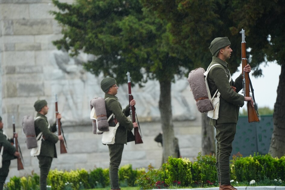 Çanakkale Kara Savaşları'nın 111. yıl dönümü törenlerinin provası yapıldı