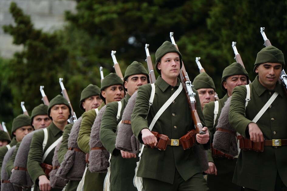 Çanakkale Kara Savaşları'nın 111. yıl dönümü törenlerinin provası yapıldı