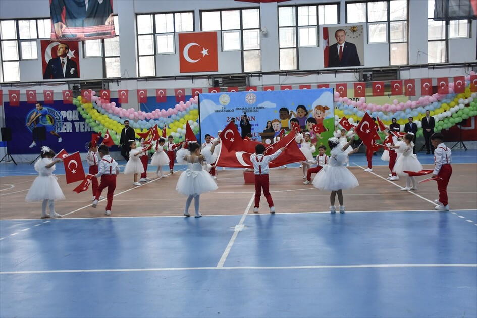 Şırnak'ta 23 Nisan Ulusal Egemenlik ve Çocuk Bayramı kutlandı