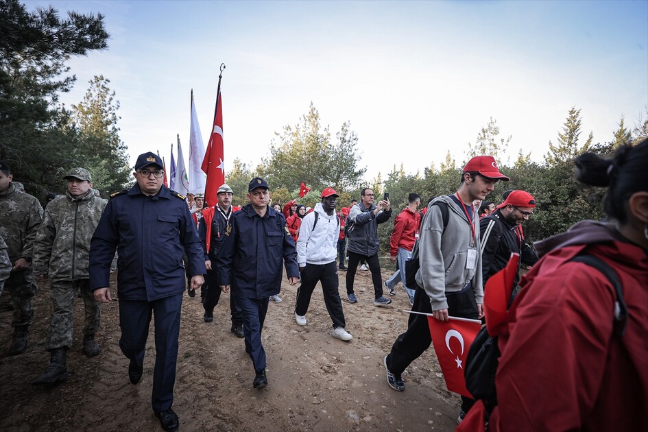 Gelibolu Yarımadası'nda 57. Alay Vefa Yürüyüşü