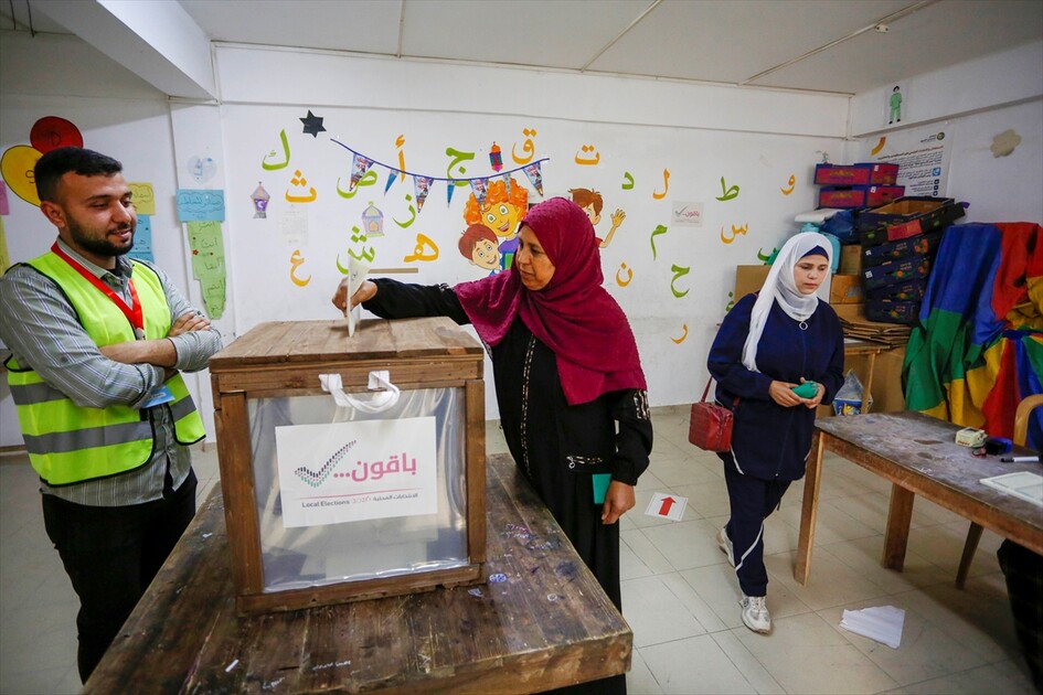 В Палестине проходят местные выборы