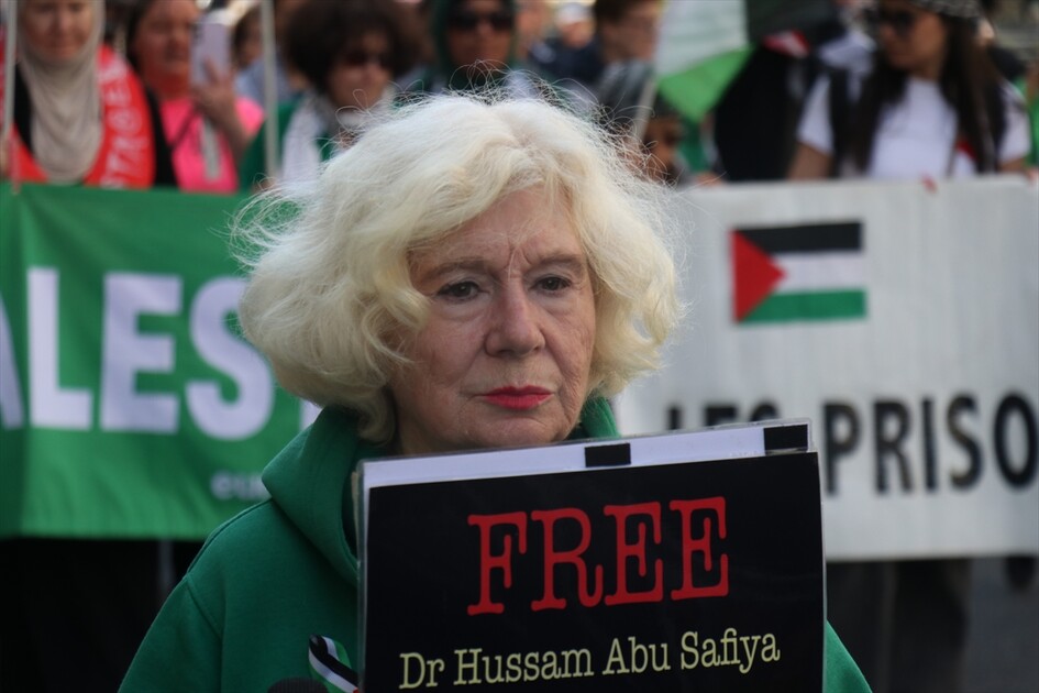 Fransa'da İsrail'in Filistinli esirleri hedef alan