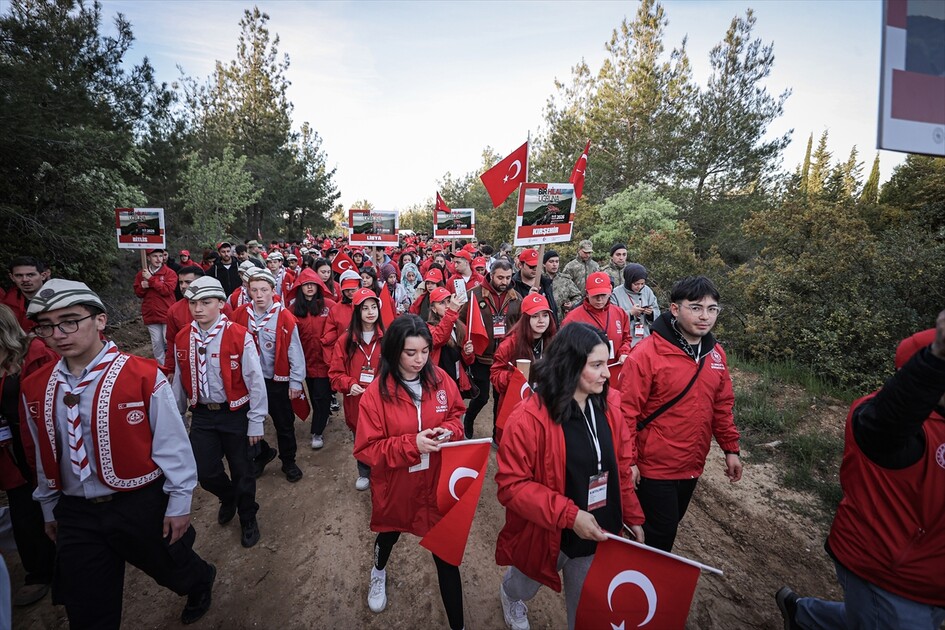 Gelibolu Yarımadası'nda 57. Alay Vefa Yürüyüşü