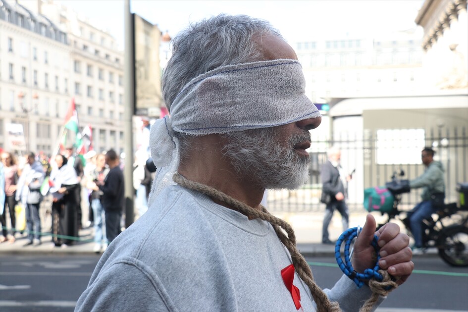 Fransa'da İsrail'in Filistinli esirleri hedef alan