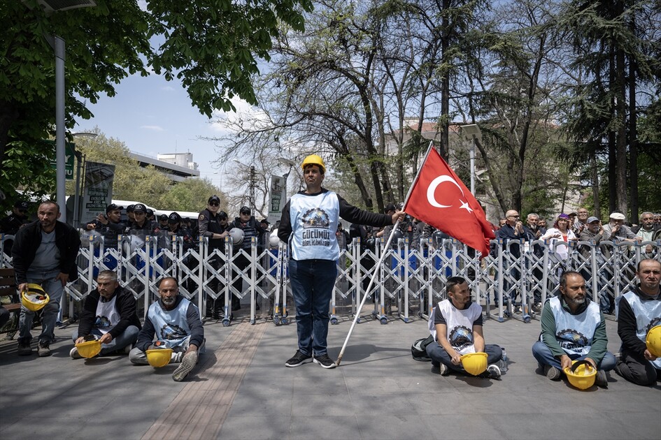 Ankara'daki maden işçilerinin eylemi uzlaşmayla sona erdi