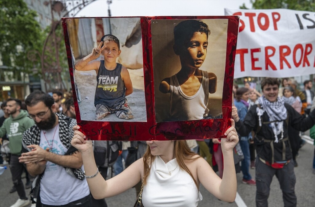Around 500 rally in Barcelona demanding release of Global Sumud Flotilla activists