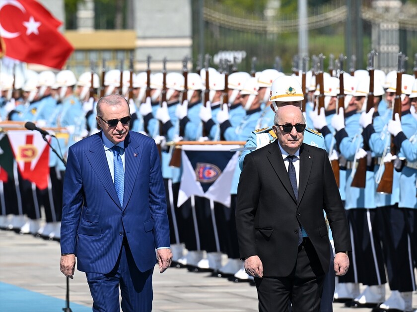 أنقرة.. الرئيس أردوغان يستقبل نظيره الجزائري بمراسم رسمية