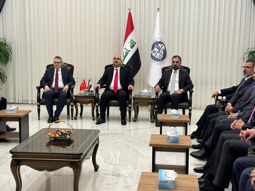 سفير تركيا لدى العراق يلتقي محافظ كركوك الجديد