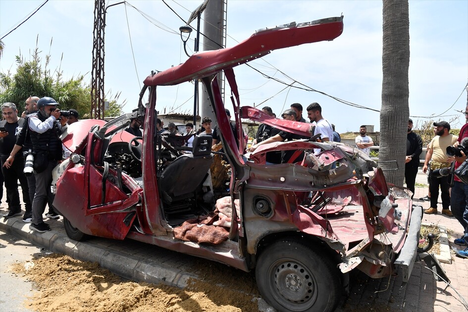 İsrail ordusu, ateşkese rağmen Lübnan'da 7 araca İHA saldırısı düzenledi