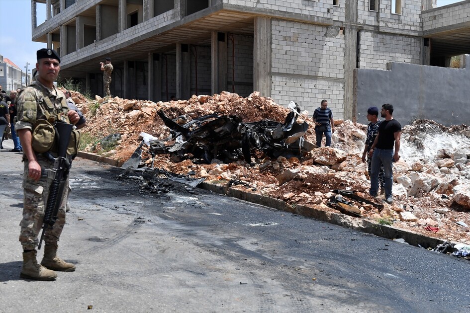 İsrail ordusu, ateşkese rağmen Beyrut'ta İHA saldırısı düzenledi