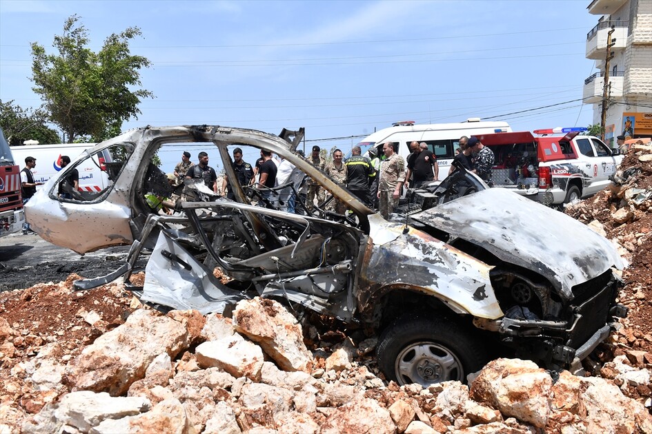 İsrail ordusu, ateşkese rağmen Beyrut'ta İHA saldırısı düzenledi