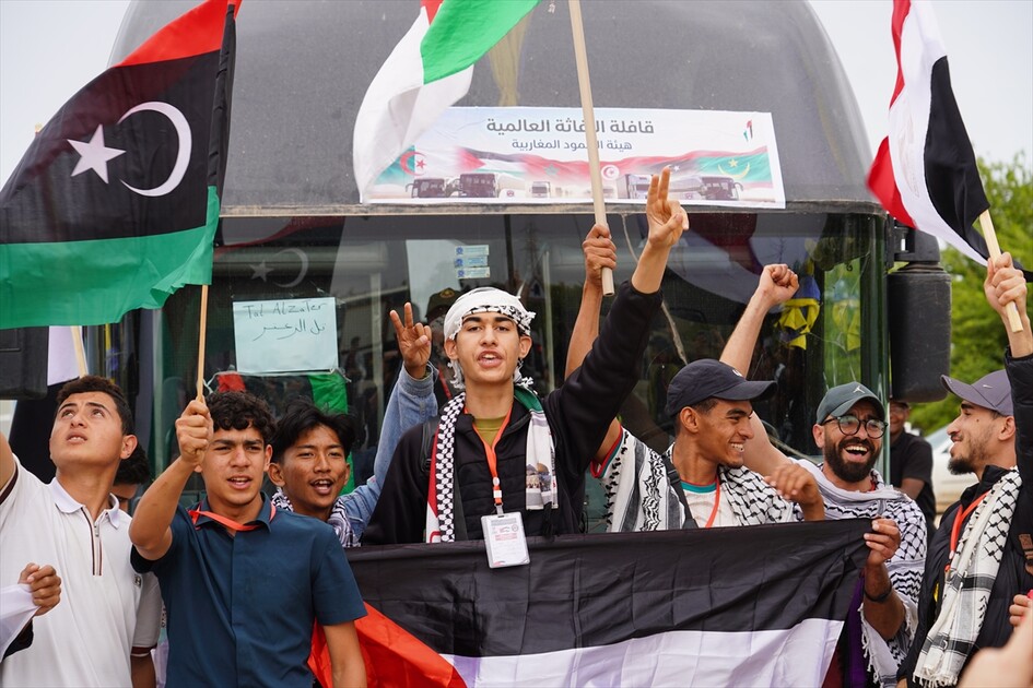 Sumud Kara Konvoyu, Gazze'deki ablukayı kırmak için Libya'daki kalkış noktasından yola çıktı
