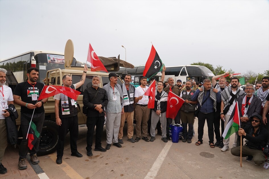 Sumud Kara Konvoyu, Gazze'deki ablukayı kırmak için Libya'daki kalkış noktasından yola çıktı
