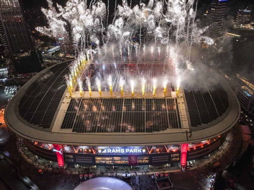 Galatasaray Futbol Takımı, RAMS Park'ta şampiyonluğu kutladı