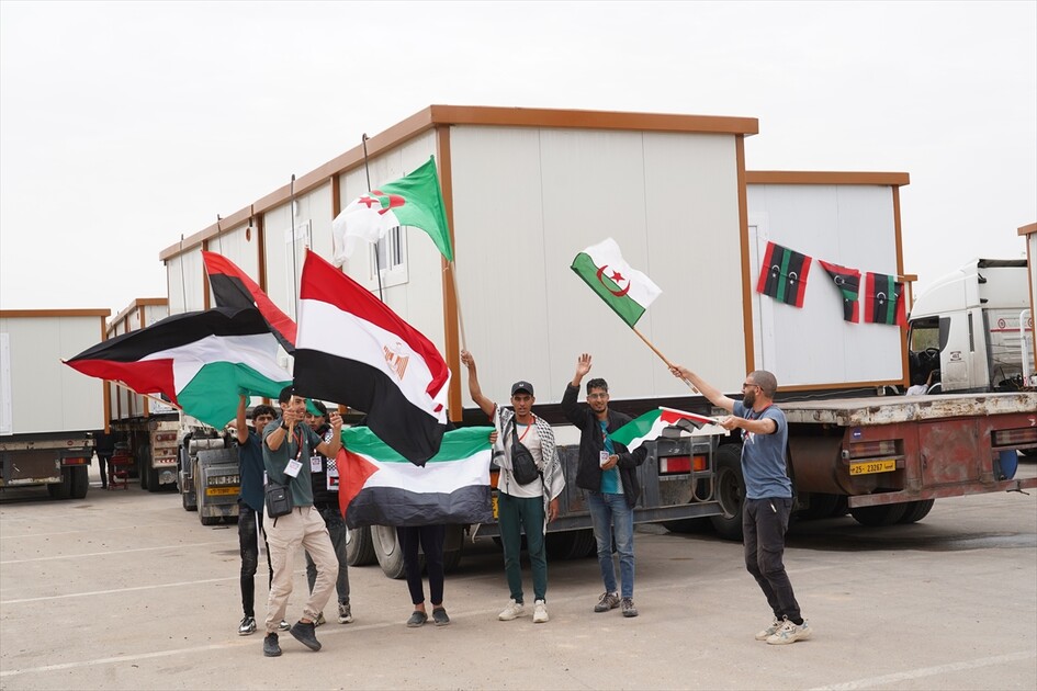 Sumud Kara Konvoyu, Gazze'deki ablukayı kırmak için Libya'daki kalkış noktasından yola çıktı