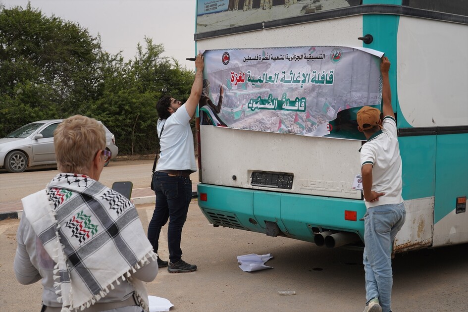 Sumud Kara Konvoyu, Gazze'deki ablukayı kırmak için Libya'daki kalkış noktasından yola çıktı