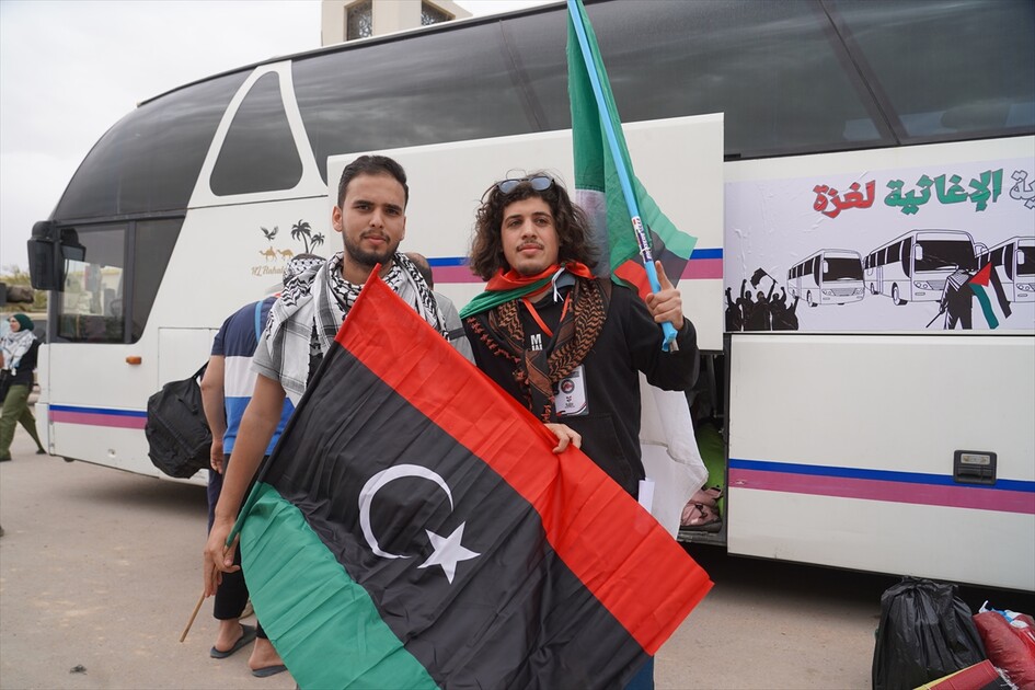 Sumud Kara Konvoyu, Gazze'deki ablukayı kırmak için Libya'daki kalkış noktasından yola çıktı