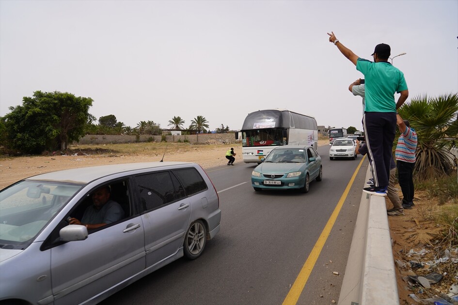 Sumud Kara Konvoyu, Gazze'deki ablukayı kırmak için Libya'daki kalkış noktasından yola çıktı