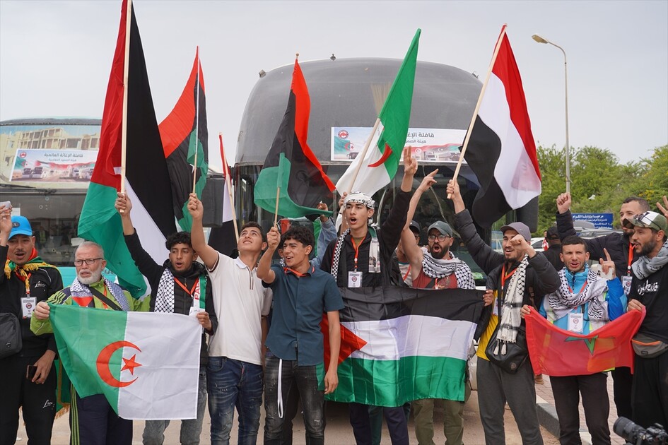 Sumud Kara Konvoyu, Gazze'deki ablukayı kırmak için Libya'daki kalkış noktasından yola çıktı