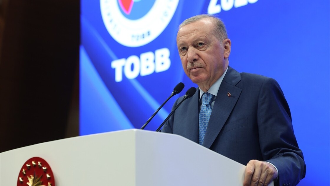 Cumhurbaşkanı Erdoğan, TOBB Hizmet Şeref Belgesi ve Plaket Takdim Töreni'ne katıldı