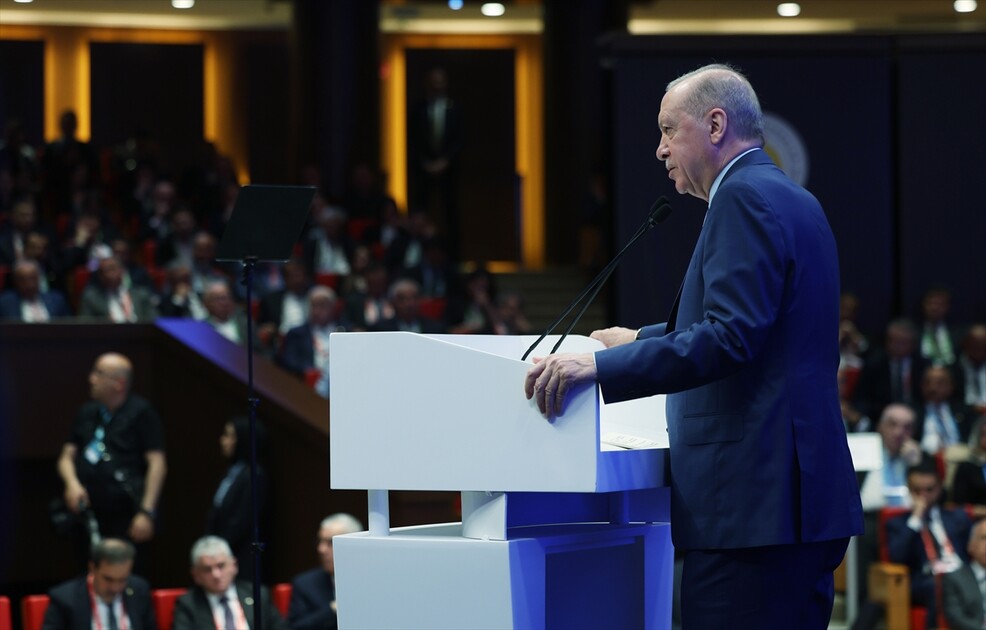 Cumhurbaşkanı Erdoğan, TOBB Hizmet Şeref Belgesi ve Plaket Takdim Töreni'ne katıldı