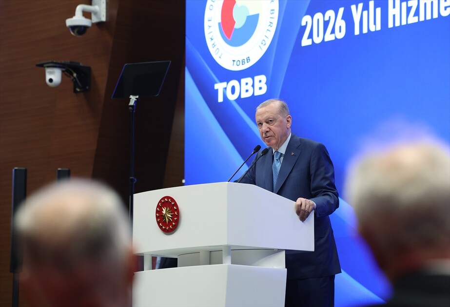 Cumhurbaşkanı Erdoğan, TOBB Hizmet Şeref Belgesi ve Plaket Takdim Töreni'ne katıldı
