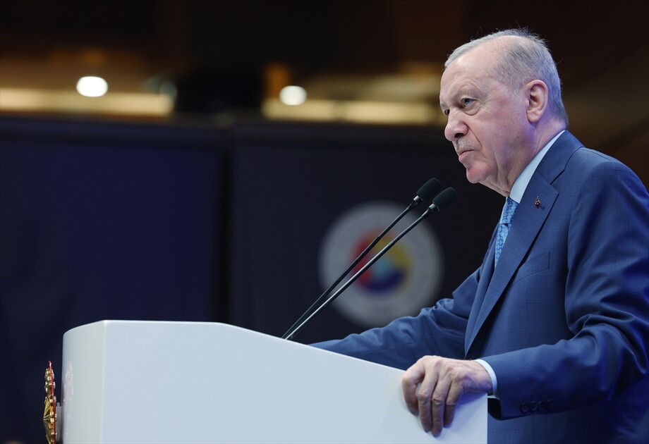 Cumhurbaşkanı Erdoğan, TOBB Hizmet Şeref Belgesi ve Plaket Takdim Töreni'ne katıldı