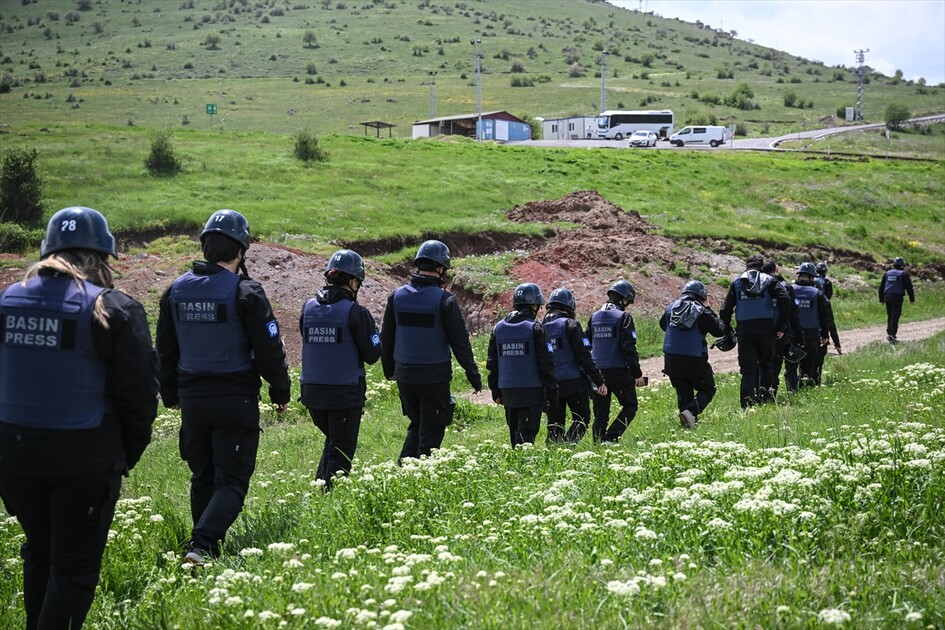 AA'nın 29. Dönem Savaş Muhabirliği Eğitimi 11. gününde devam ediyor