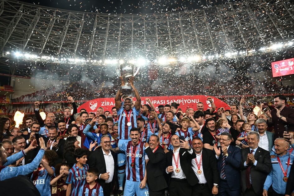 Trabzonspor, 10. kez Türkiye Kupası'nı kazandı