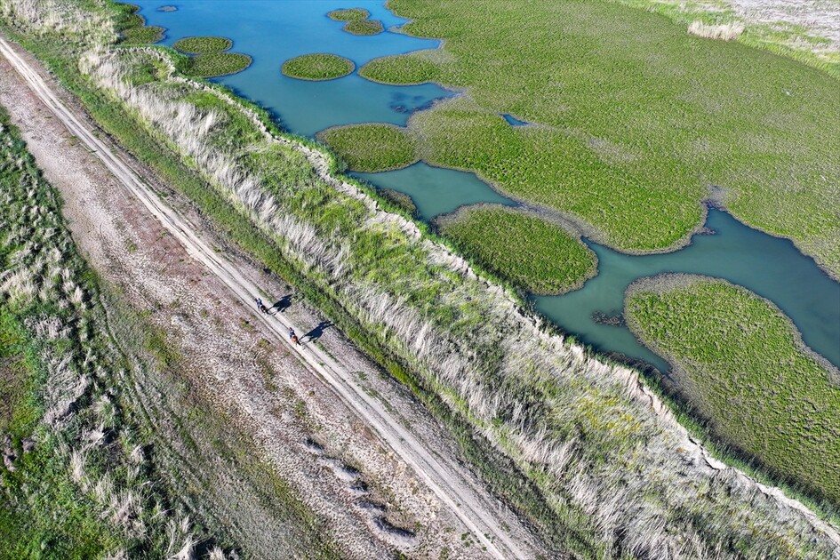 Van'da atlı jandarma timi inci kefali için görevde
