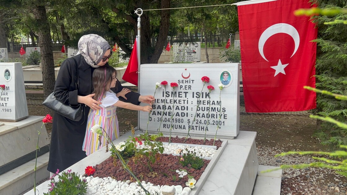 Konya'da şehitlik ve mezarlıklar ziyaret edildi