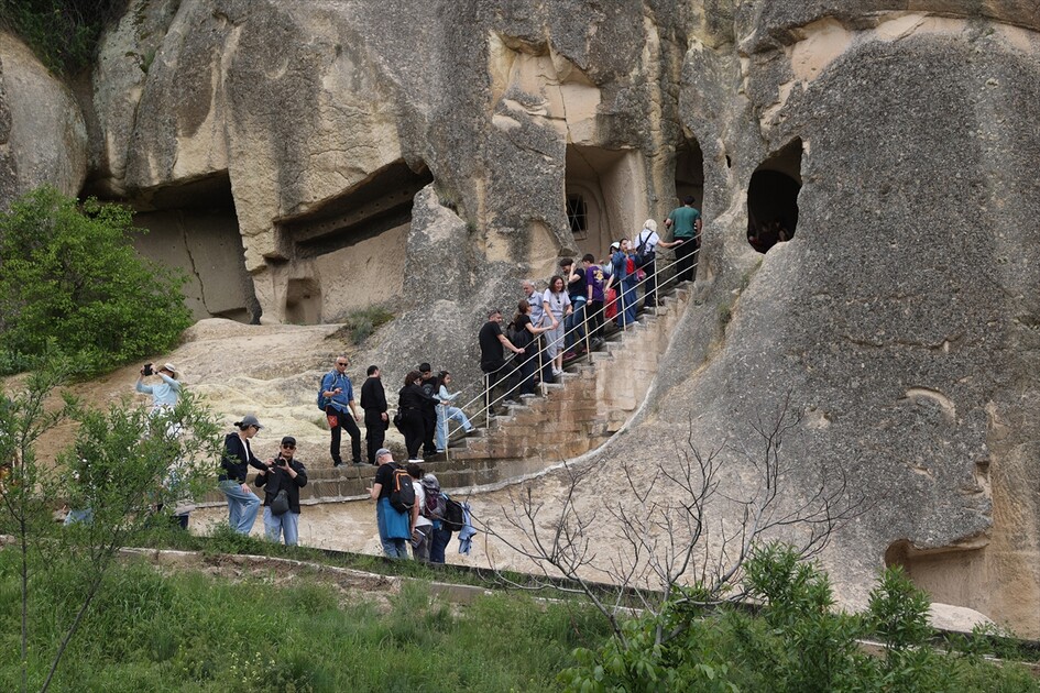 Kurban Bayramı tatilinde Kapadokya'da yerli turist yoğunluğu yaşanıyor