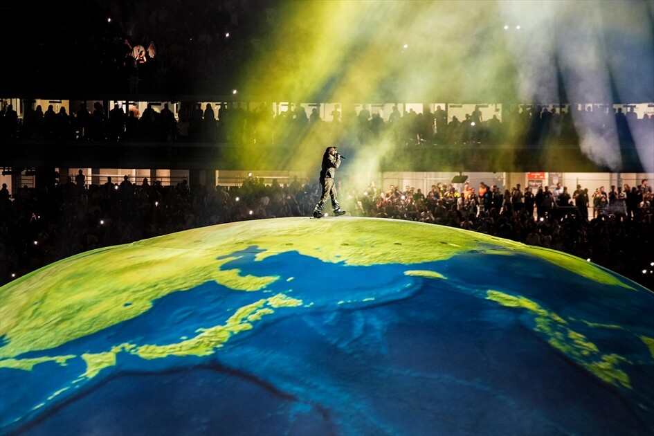 Dünyaca ünlü rapçi Kanye West, ilk kez İstanbul'da konser verdi