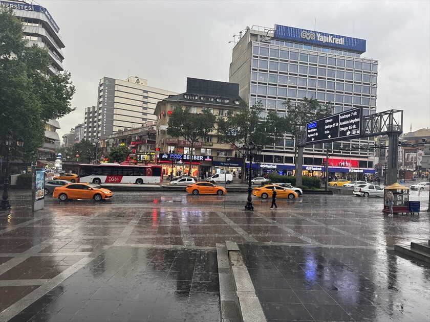 Ankara'da yağmur