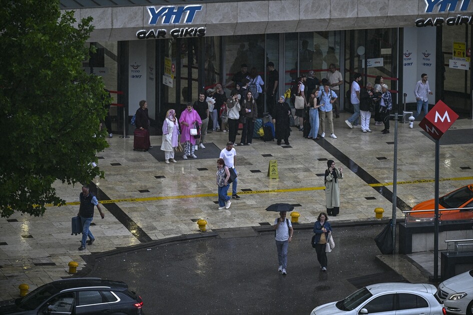 Ankara'da yağmur