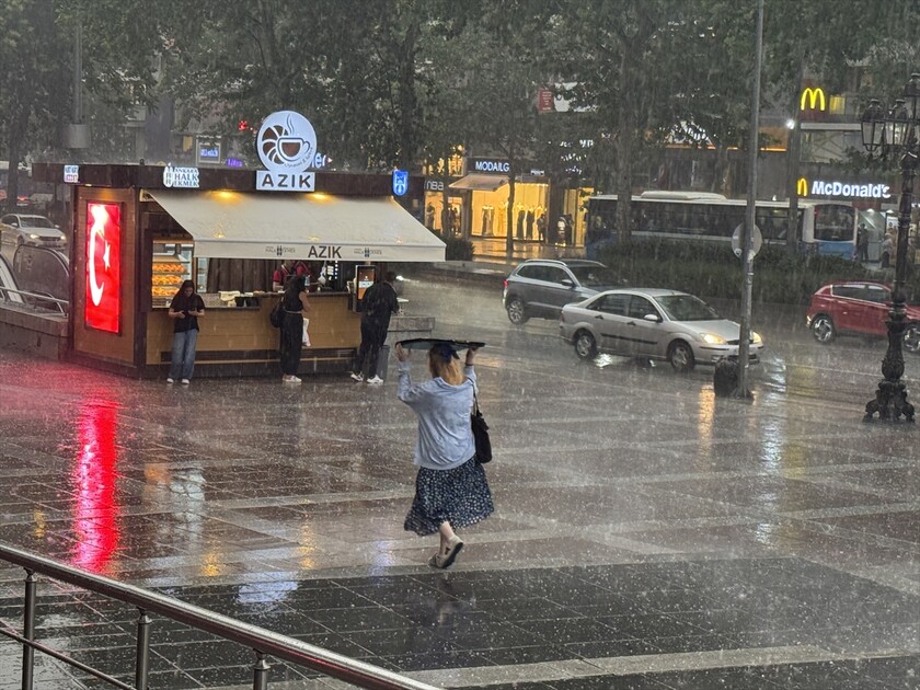 Ankara'da yağmur