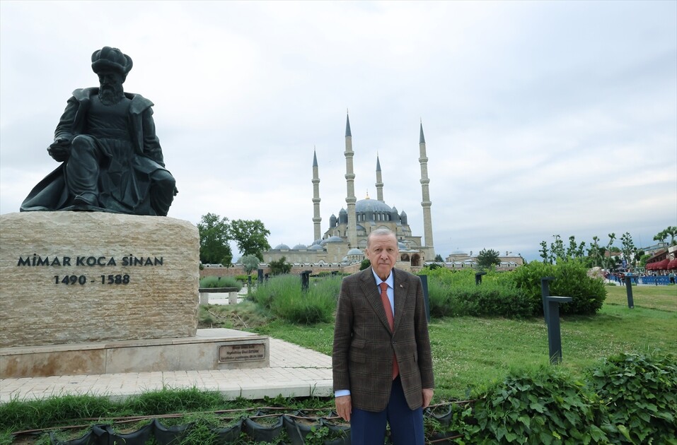 Cumhurbaşkanı Erdoğan, Edirne'de