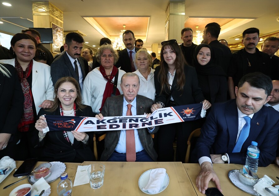 Cumhurbaşkanı Erdoğan, Edirne'de