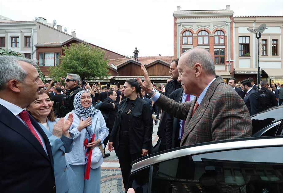 Cumhurbaşkanı Erdoğan, Edirne'de