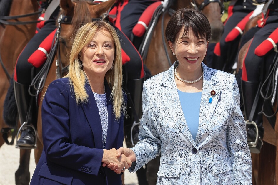 Italian Prime Minister Meloni meets Japanese Prime Minister Takaichi in Rome