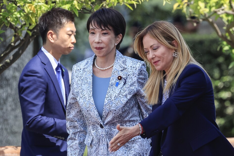 Italian Prime Minister Meloni meets Japanese Prime Minister Takaichi in Rome