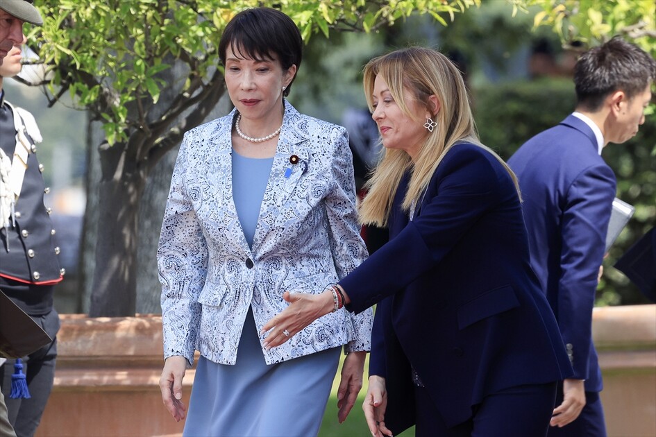 Italian Prime Minister Meloni meets Japanese Prime Minister Takaichi in Rome