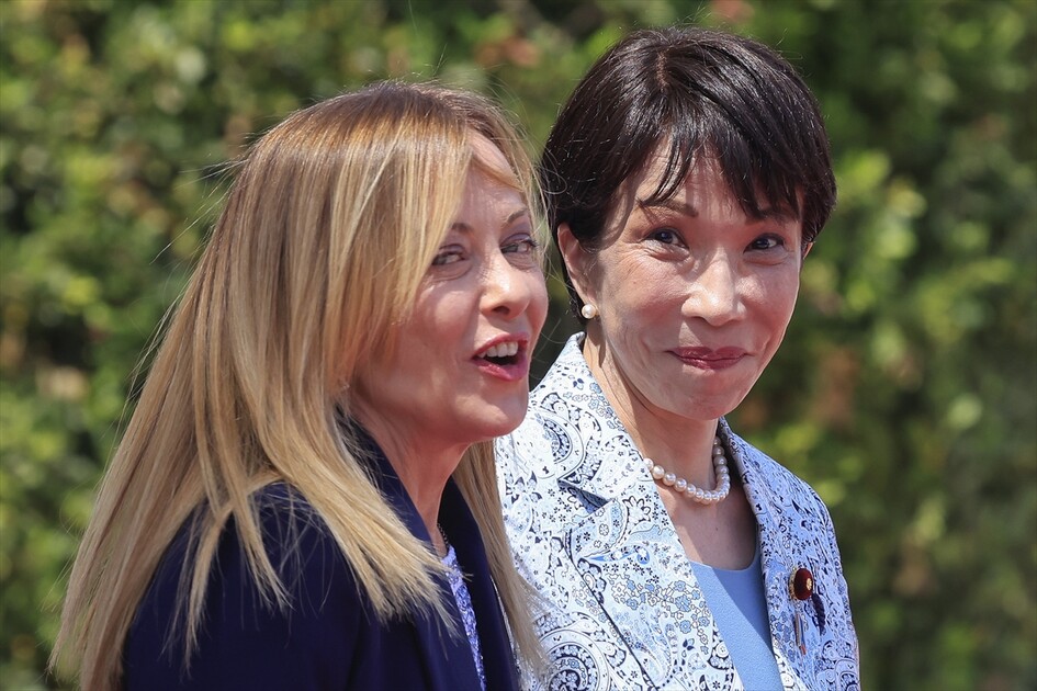 Italian Prime Minister Meloni meets Japanese Prime Minister Takaichi in Rome