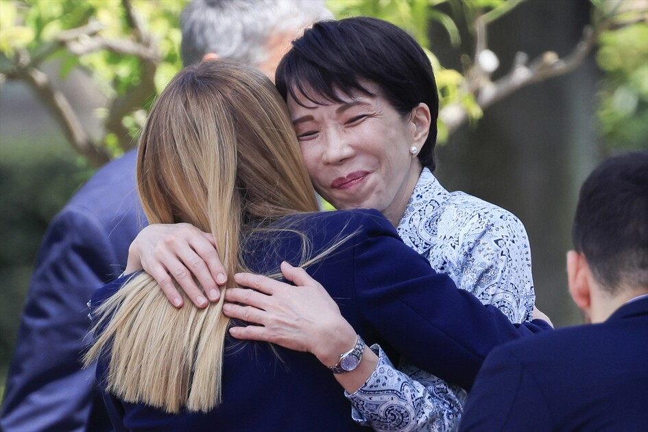Italian Prime Minister Meloni meets Japanese Prime Minister Takaichi in Rome