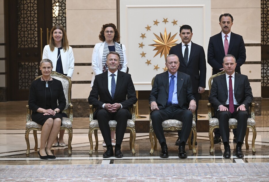 Cumhurbaşkanı Erdoğan, büyükelçilerin güven mektuplarını kabul etti