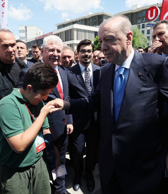 الرئيس أردوغان يفتتح خط مترو