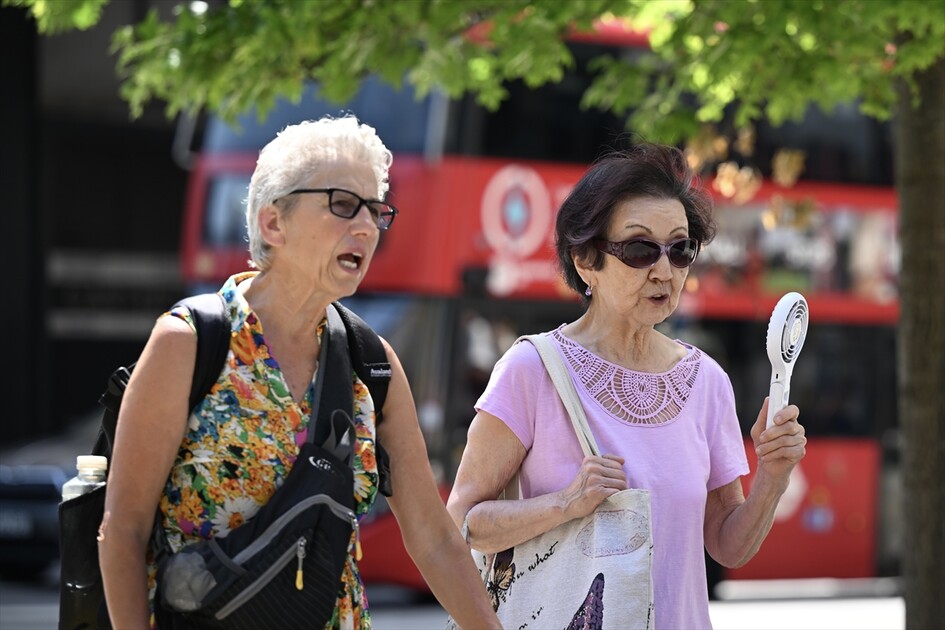 Londra’da sıcak hava