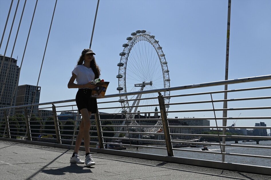 Londra’da sıcak hava